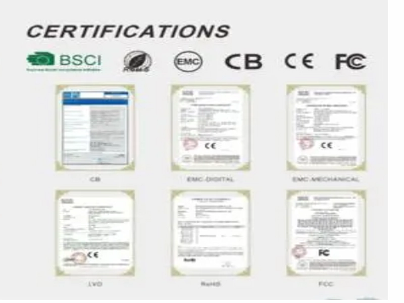 ISO9001 and BSCI certifications at Houseclean vacuum cleaner factory Suzhou