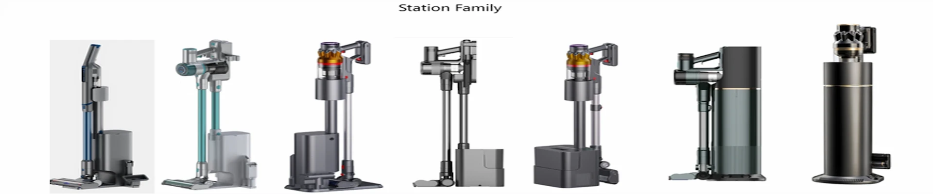 Self-Cleaning Station vacuum cleaner series — Houseclean Electric factory Suzhou China